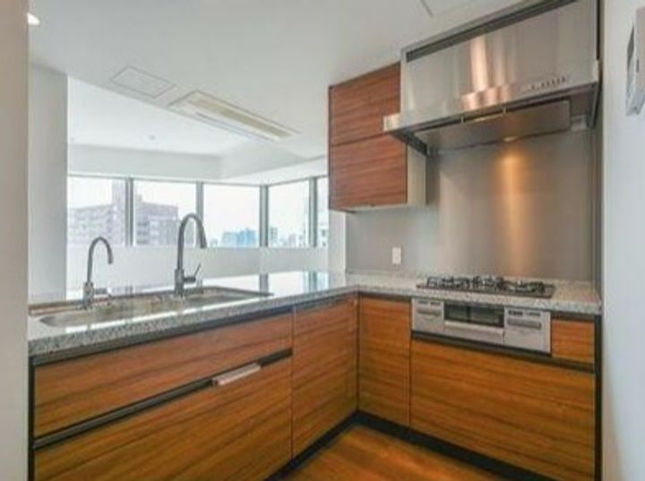 東京都新宿区富久町(マンション)の賃貸物件のキッチン