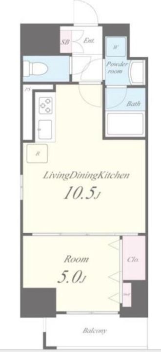 ヴァレンティア麻布の間取り