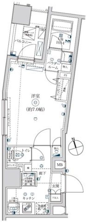 イアース亀戸の間取り