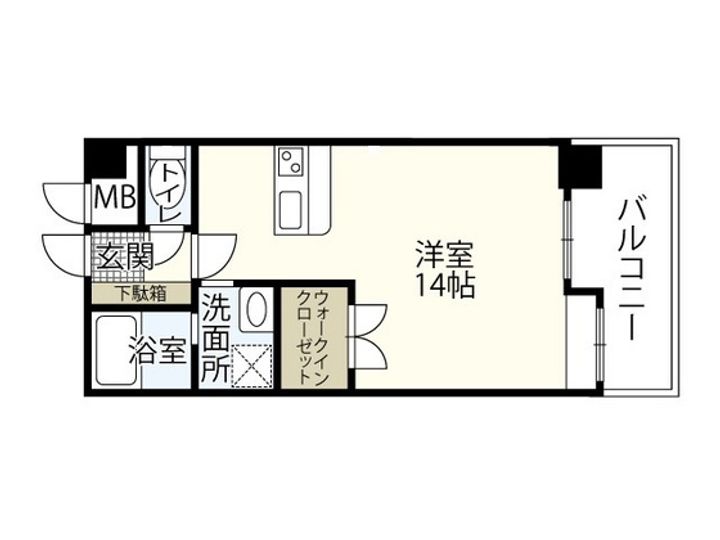 シティハイツ宇品の間取り