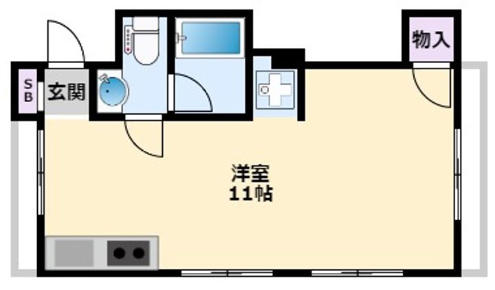 大山マンションの間取り