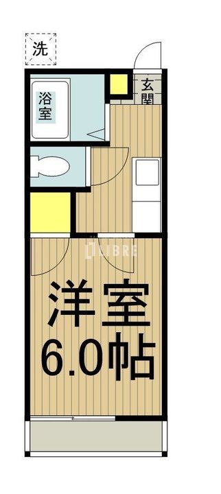 月見ハイツの間取り