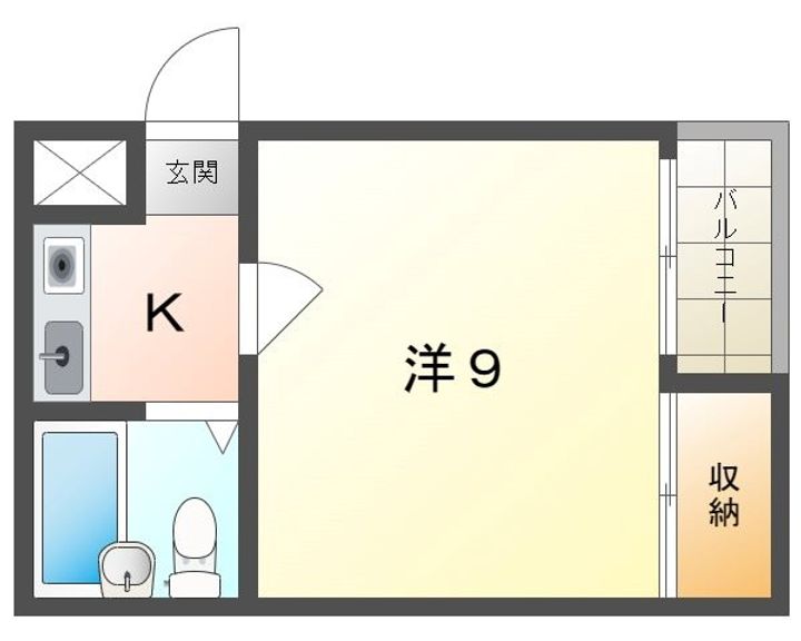 ラムール萱島の間取り