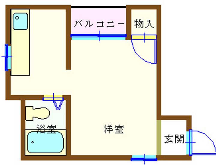 ハイム後田の間取り