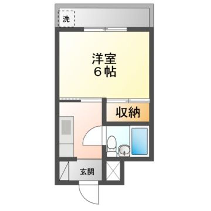 愛媛県宇和島市丸之内5(マンション)の賃貸物件の間取り