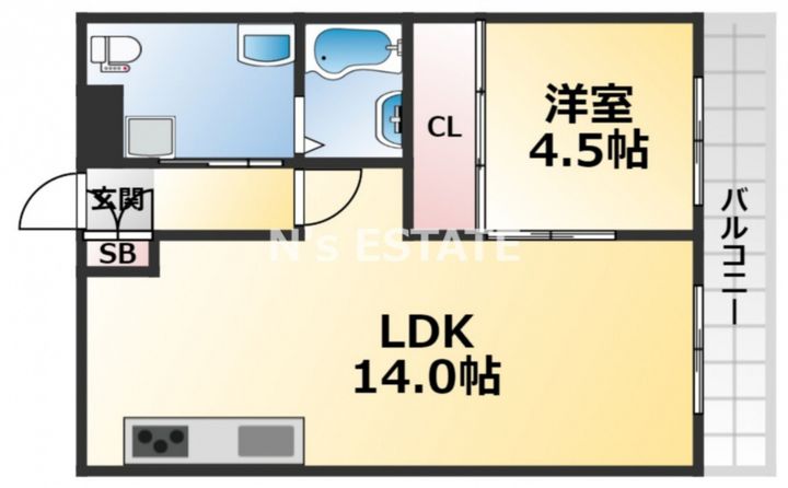 ワコーレ下沢PartIIの間取り