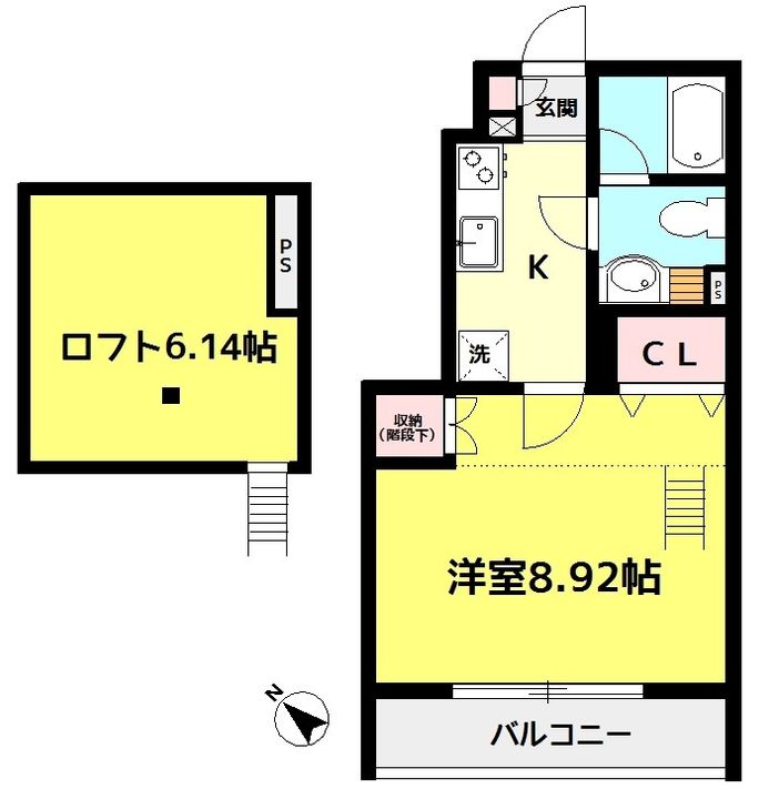 Zephyr Court丸山台IIの間取り