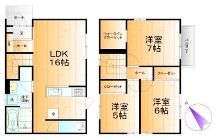 千葉県市原市玉前(一戸建)の賃貸物件の間取り