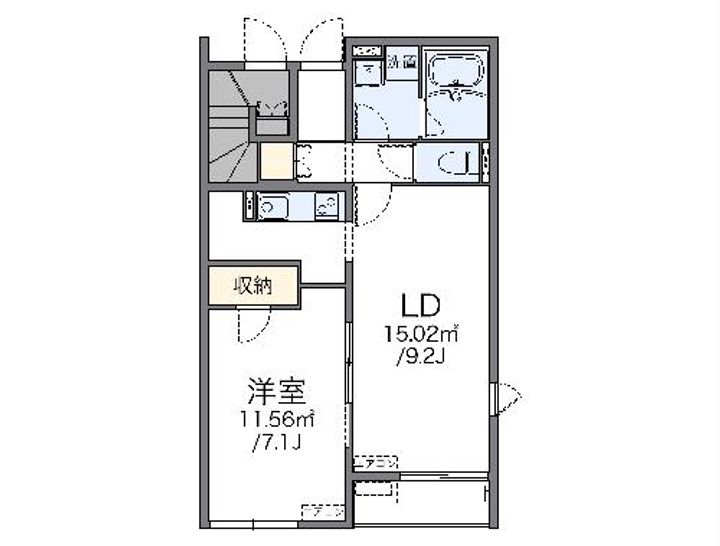 レオネクストペルラの間取り