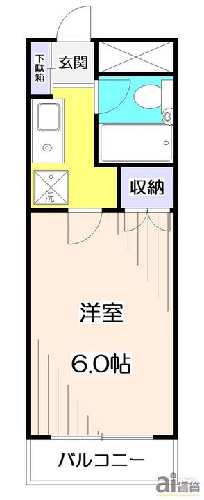 埼玉県所沢市大字下安松(マンション)の賃貸物件の間取り