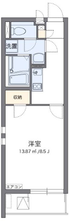 神奈川県横浜市旭区鶴ケ峰本町1(マンション)の賃貸物件の間取り