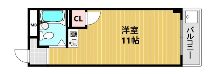 サンシャイン喜志の間取り