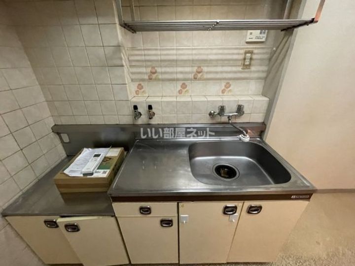 大阪府大東市錦町(マンション)の賃貸物件のキッチン