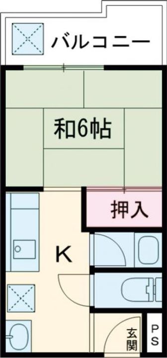 大阪府大東市錦町(マンション)の賃貸物件の間取り