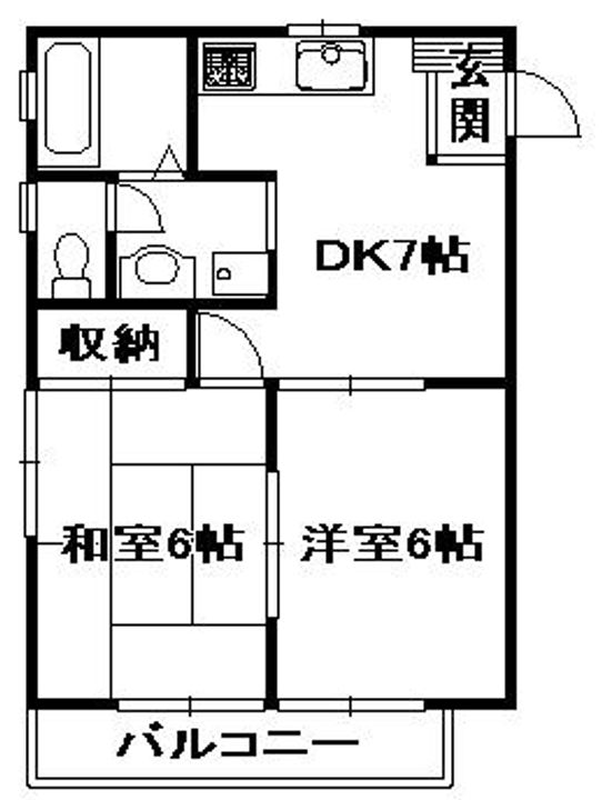 グラスグリーンの間取り