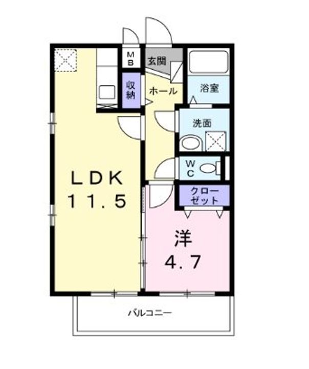 M・メゾンの間取り