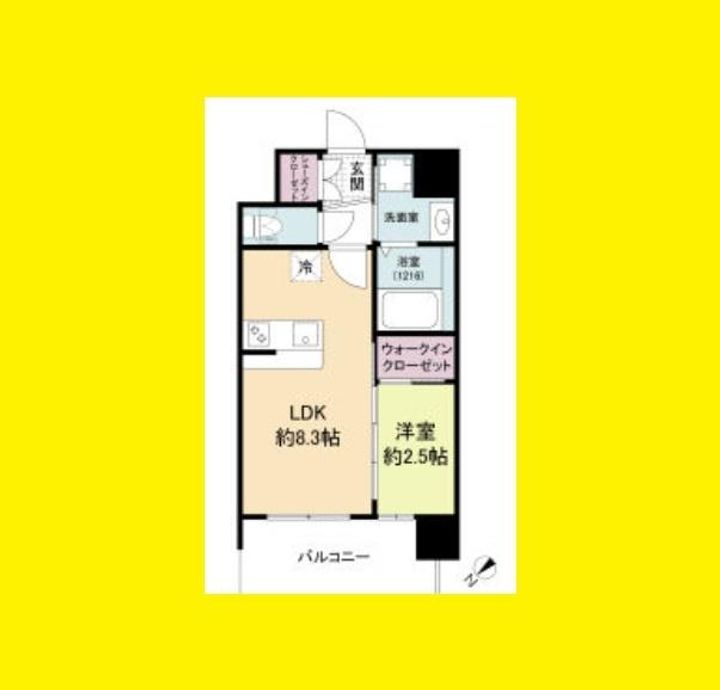 セレニテ江坂エクラの間取り