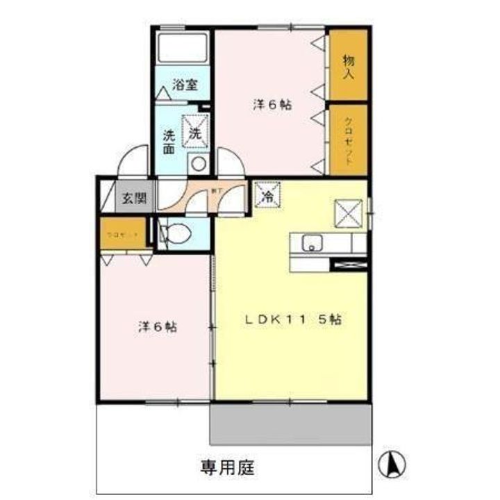 ルミエール神宮 IIの間取り