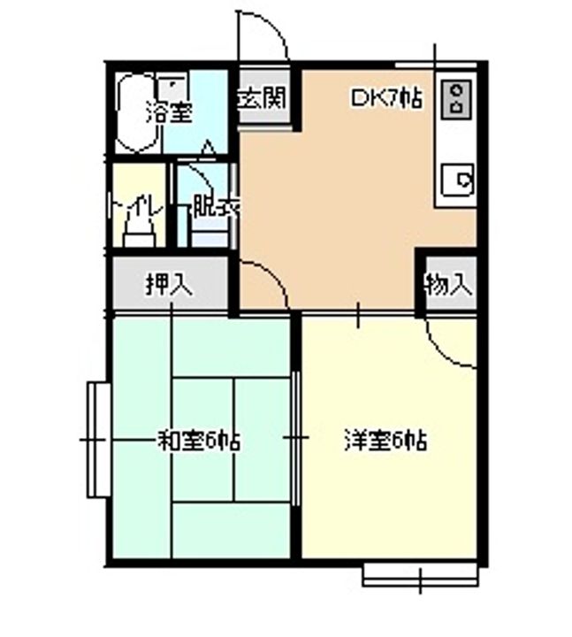 AIZAWAハイツエールの間取り