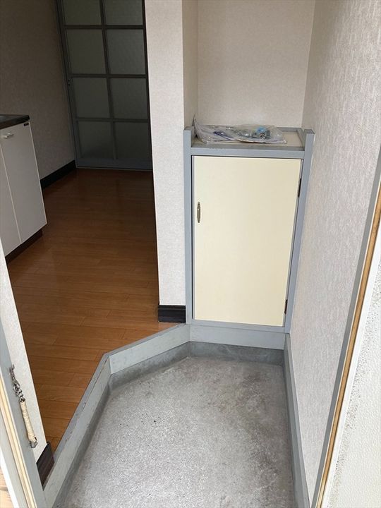 リバティーハウスAの玄関