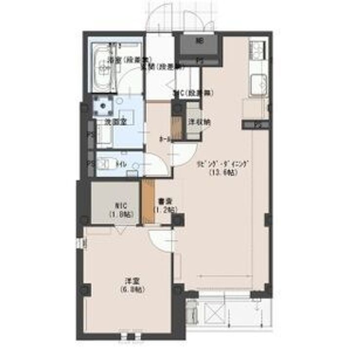 栃木県宇都宮市二番町(アパート)の賃貸物件の間取り