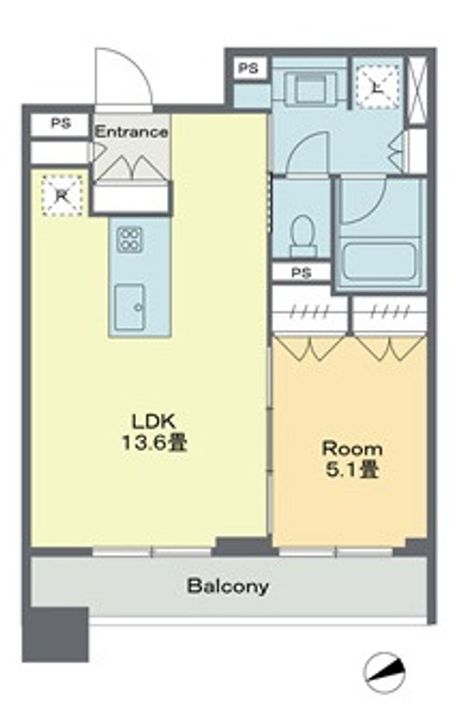 ベルファース戸越スタティオの間取り