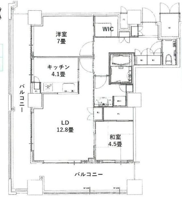 イーストコモンズ清澄白河セントラルタワーの間取り