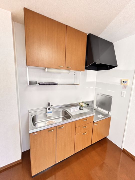 広島県東広島市三永1(アパート)の賃貸物件のキッチン