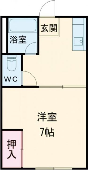 小金井ハイツA・Bの間取り