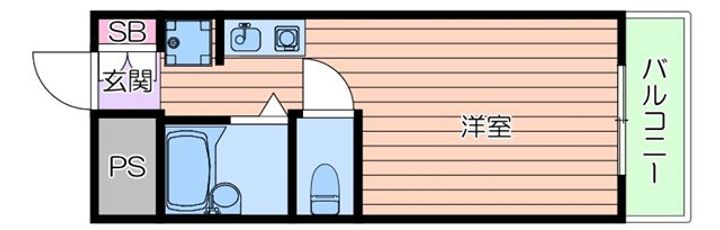 第8東昌ハイツA棟の間取り
