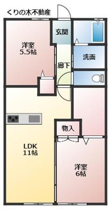 メゾン ド ブランの間取り
