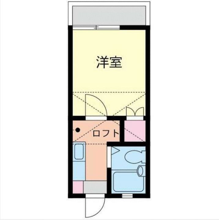 コーポラスクレイン湘南台の間取り