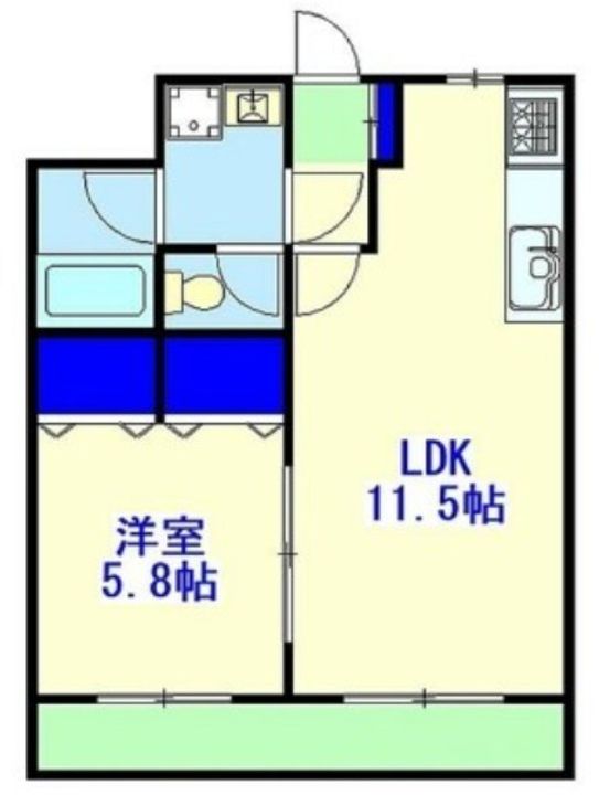 千葉県浦安市堀江5(マンション)の賃貸物件の間取り