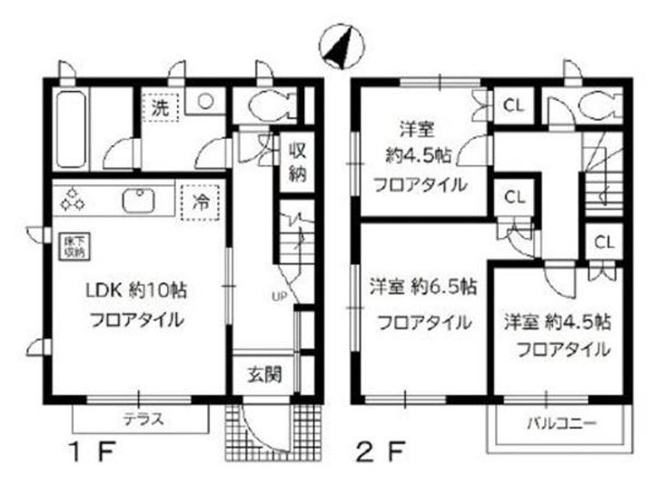 東京都大田区山王4(一戸建)の賃貸物件の間取り