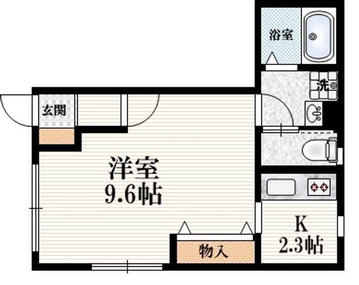 東京都渋谷区笹塚3(マンション)の賃貸物件の間取り