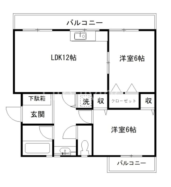 第2阿波ビルの間取り
