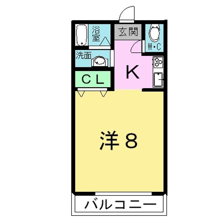 コーポ美しの森の間取り