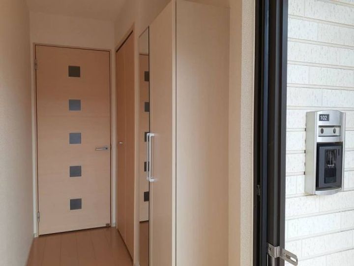 茨城県水戸市赤塚1(アパート)の賃貸物件の玄関