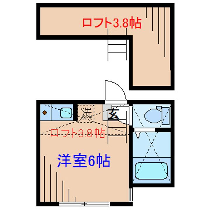 ユナイト大倉山ジェームスワトソンの間取り
