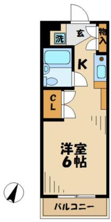 モイスチャーガーデン堀之内の間取り