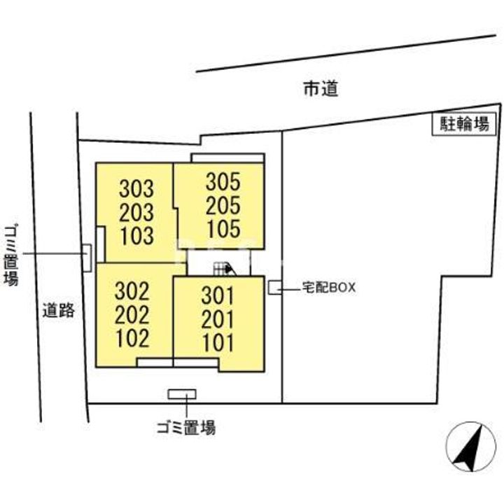 千葉県千葉市中央区新宿1(アパート)の賃貸物件のその他画像