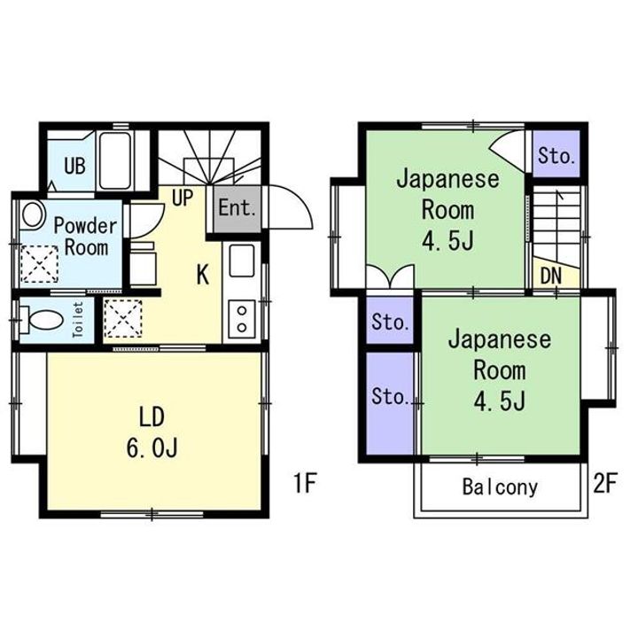 MORIKI RENT HOUSEの間取り