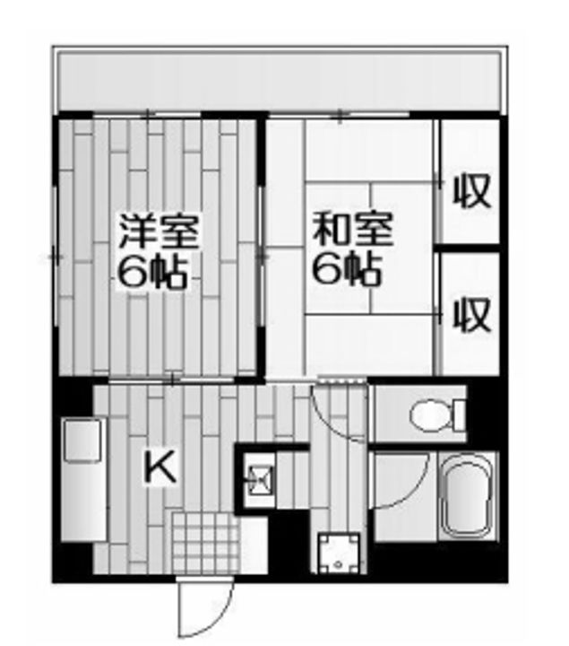 神奈川県横浜市鶴見区梶山2(マンション)の賃貸物件の間取り