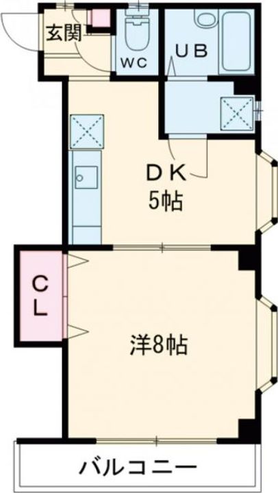 松ノ木ハイツの間取り