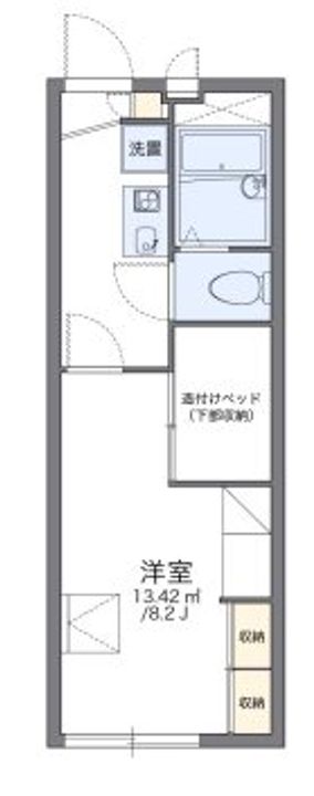 東京都八王子市元八王子町1(アパート)の賃貸物件の間取り