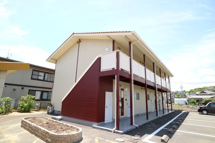 岡山県倉敷市玉島乙島(アパート)の賃貸物件の外観