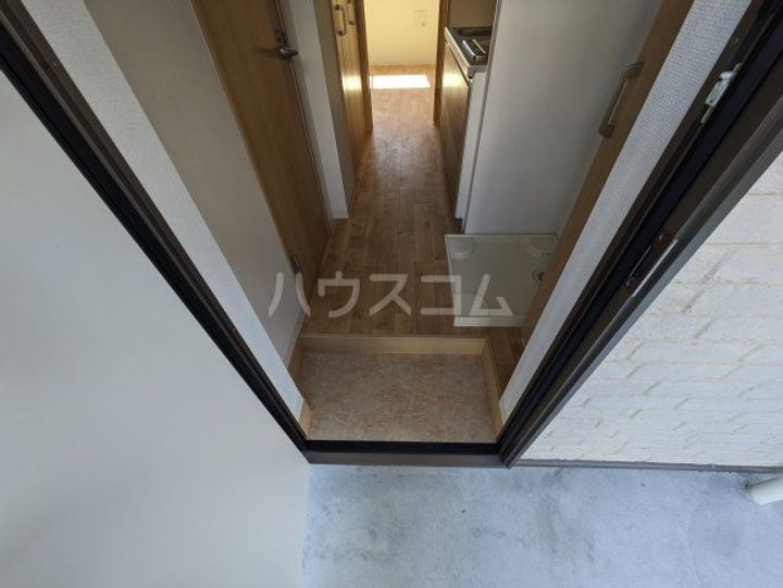 ラパン大久保の玄関