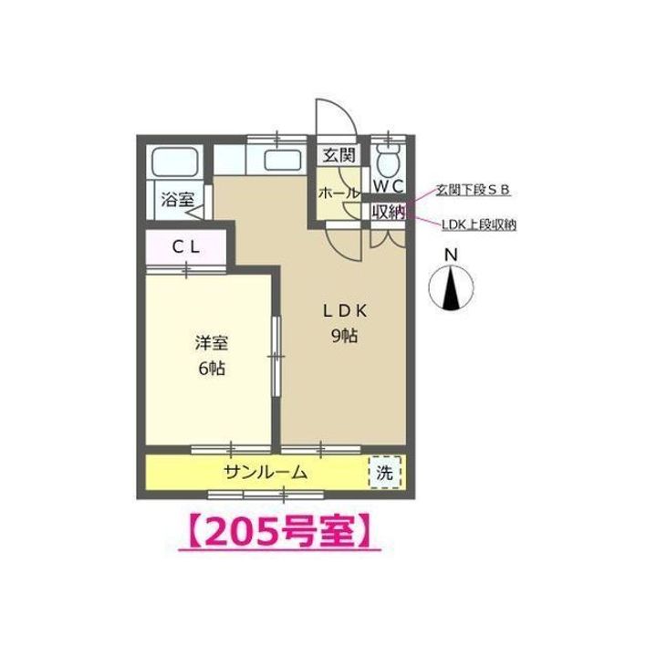 メゾンM3の間取り