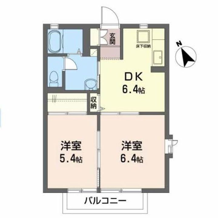 シャーメゾンフレアAの間取り