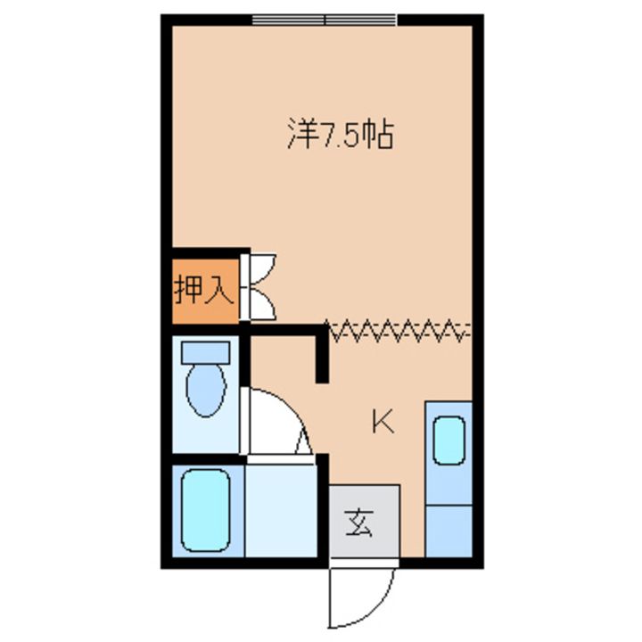コーポ ウィングの間取り